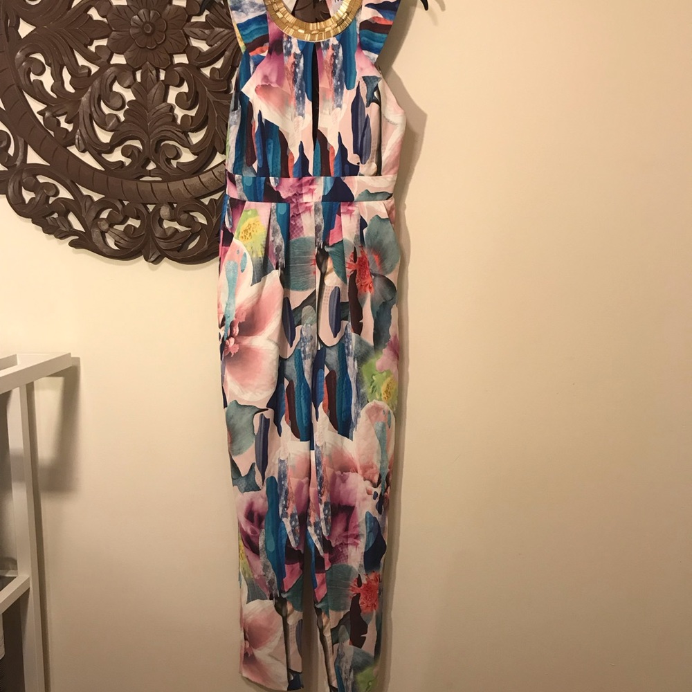 NG The Label size 2 multi color retro jump suit